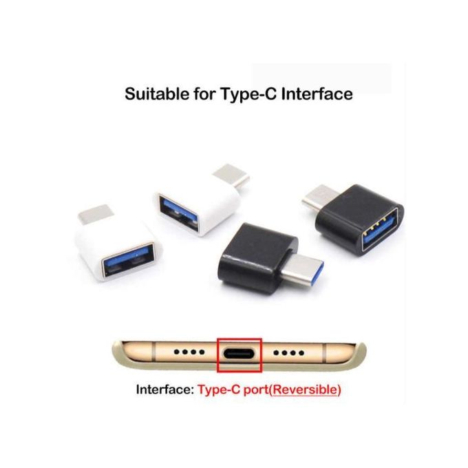 Visiodirect - 2 Adaptateur USB C Femelle vers USB A Mâle